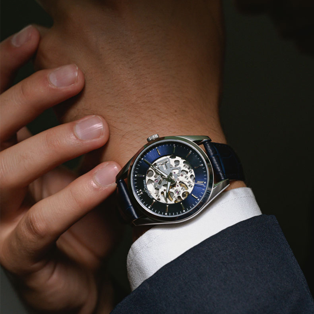 Ceas JACQUES LEMANS cu pietre Rubin
