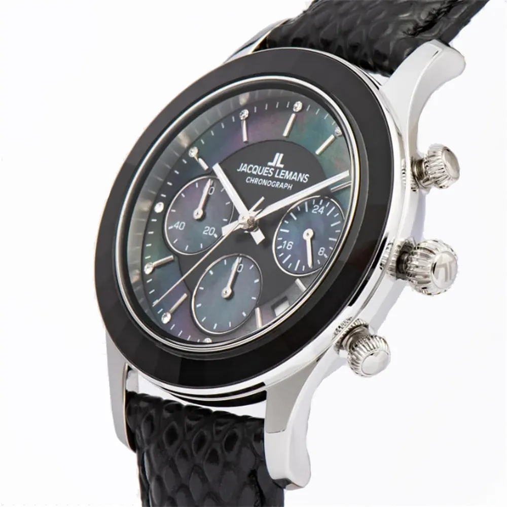 Часы JACQUES LEMANS с камнями Swarovski