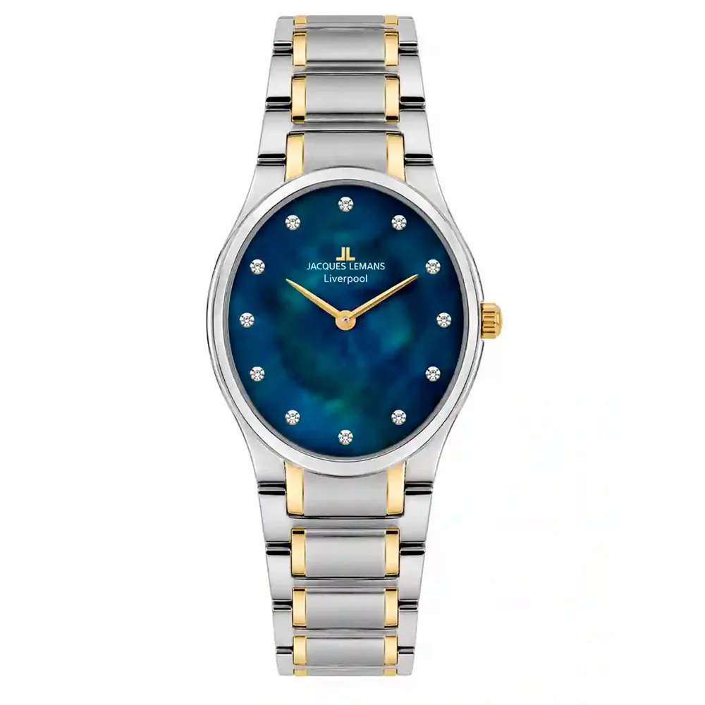 Часы JACQUES LEMANS с камнями Swarovski