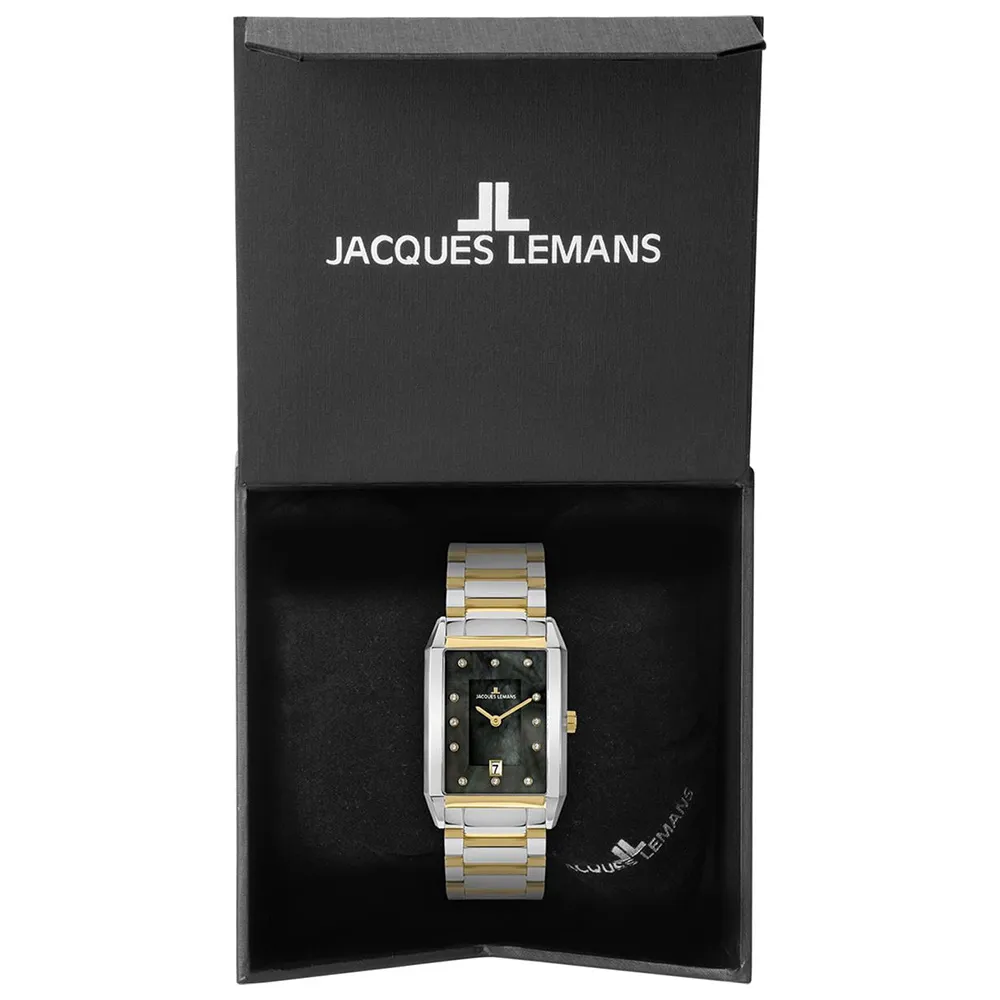 Часы JACQUES LEMANS с камнями Swarovski