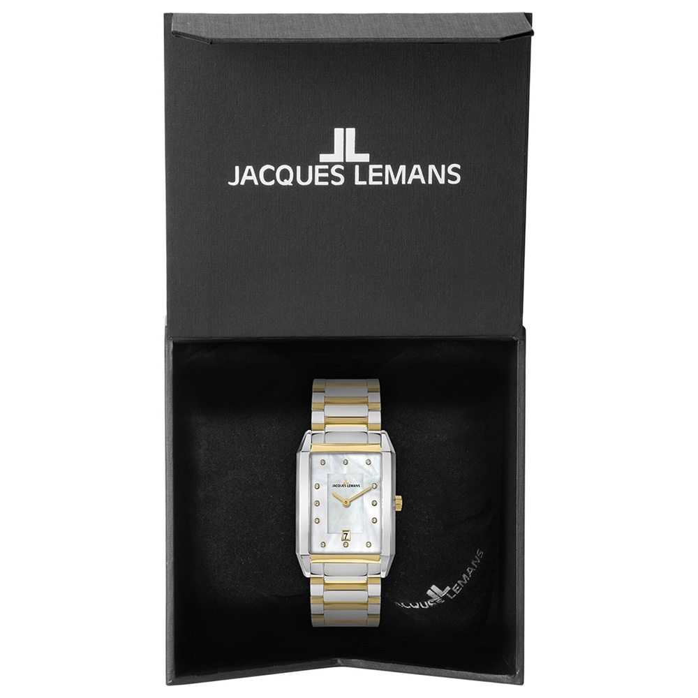 Часы JACQUES LEMANS с камнями Swarovski