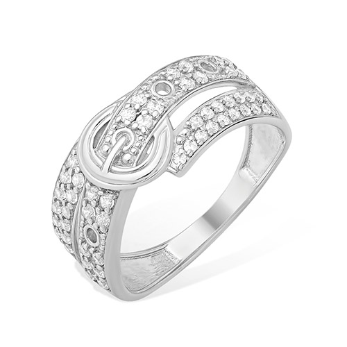 Inel din argint  cu pietre Cubic Zirconia Incolor