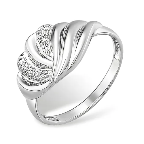 Inel din argint cu Cubic Zirconia Incolor