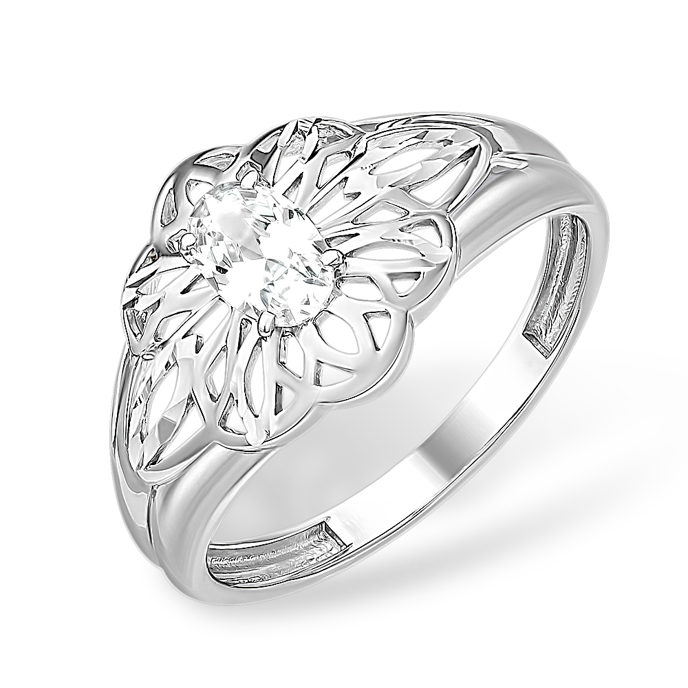 Inel din argint  cu pietre Cubic Zirconia Incolor