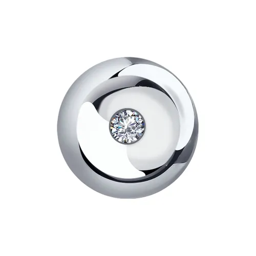 Pandantiv din aur alb cu Diamant