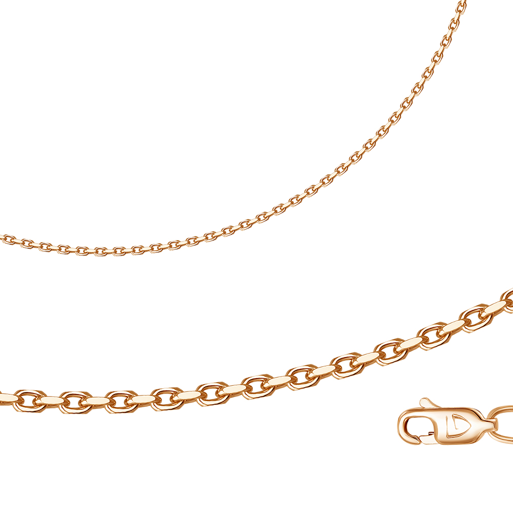 Цепь из красного золота без камней