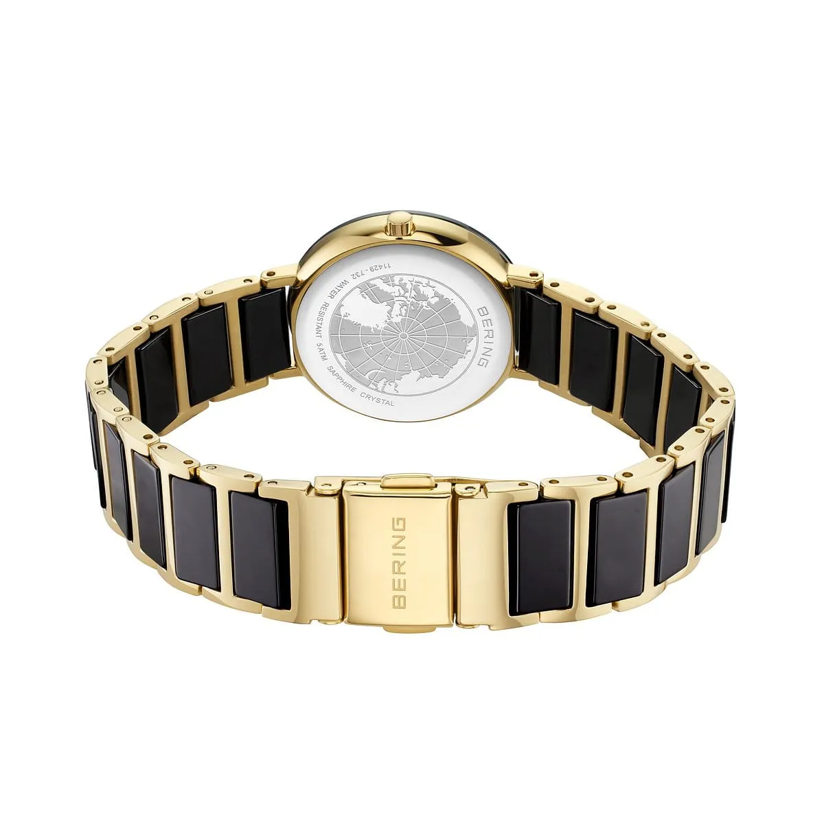 Ceas BERING cu pietre Diamant, Ceramica neagră