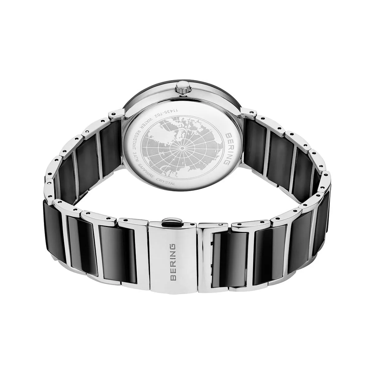 Ceas BERING cu pietre Diamant, Ceramica neagră