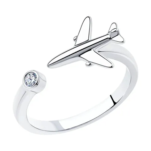 Inel din argint cu Cubic Zirconia Incolor