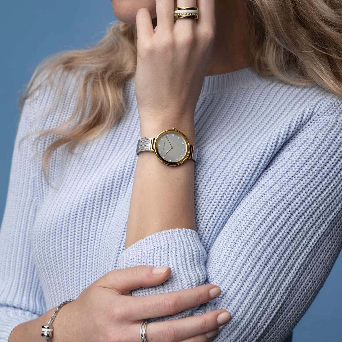 Ceas BERING  cu pietre Swarovski