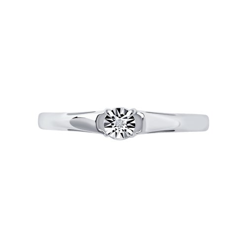 Inel din argint  cu pietre Diamant