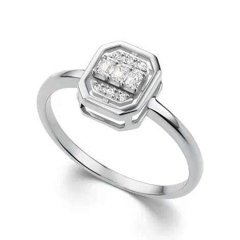 Inel din aur alb cu Diamant