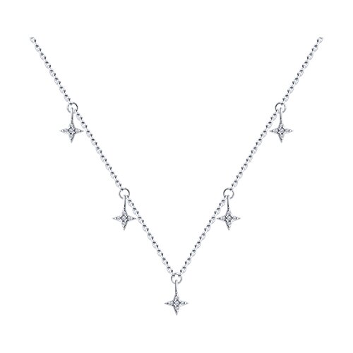 Colier din argint  cu pietre Cubic Zirconia Incolor