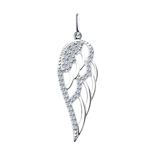 Pandantiv din argint cu Cubic Zirconia Incolor