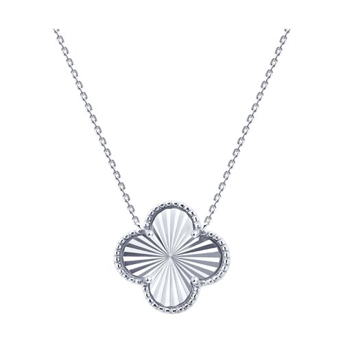 Colier din aur alb fără pietre