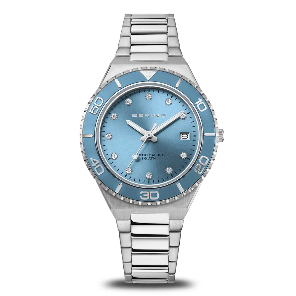 Часы BERING с камнями Swarovski