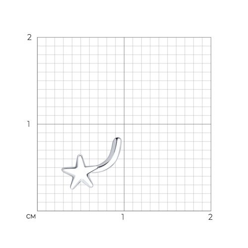 Пирсинг из серебра без камней