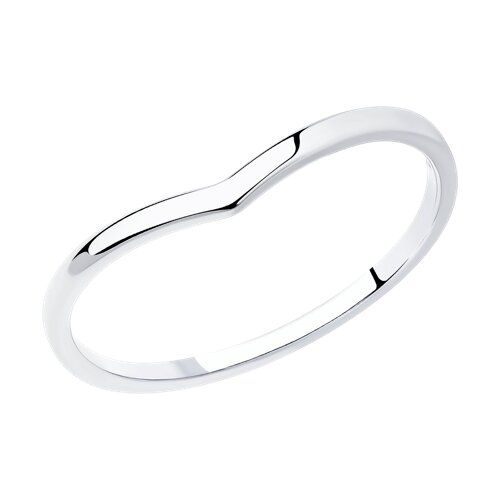 Кольцо из серебра без камней