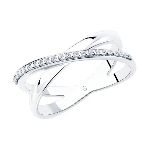 Inel din argint cu Cubic Zirconia Incolor
