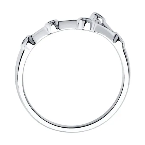 Inel din argint cu Cubic Zirconia Incolor