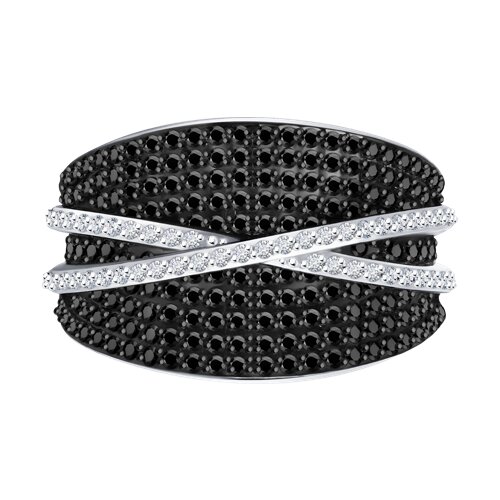 Inel din aur alb cu pietre Diamant, Diamant negru
