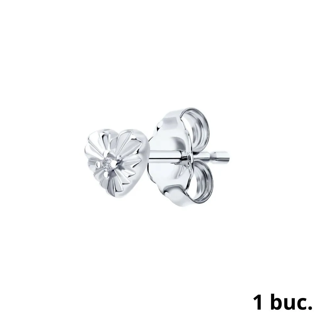 Cercel din argint cu Cubic Zirconia Incolor