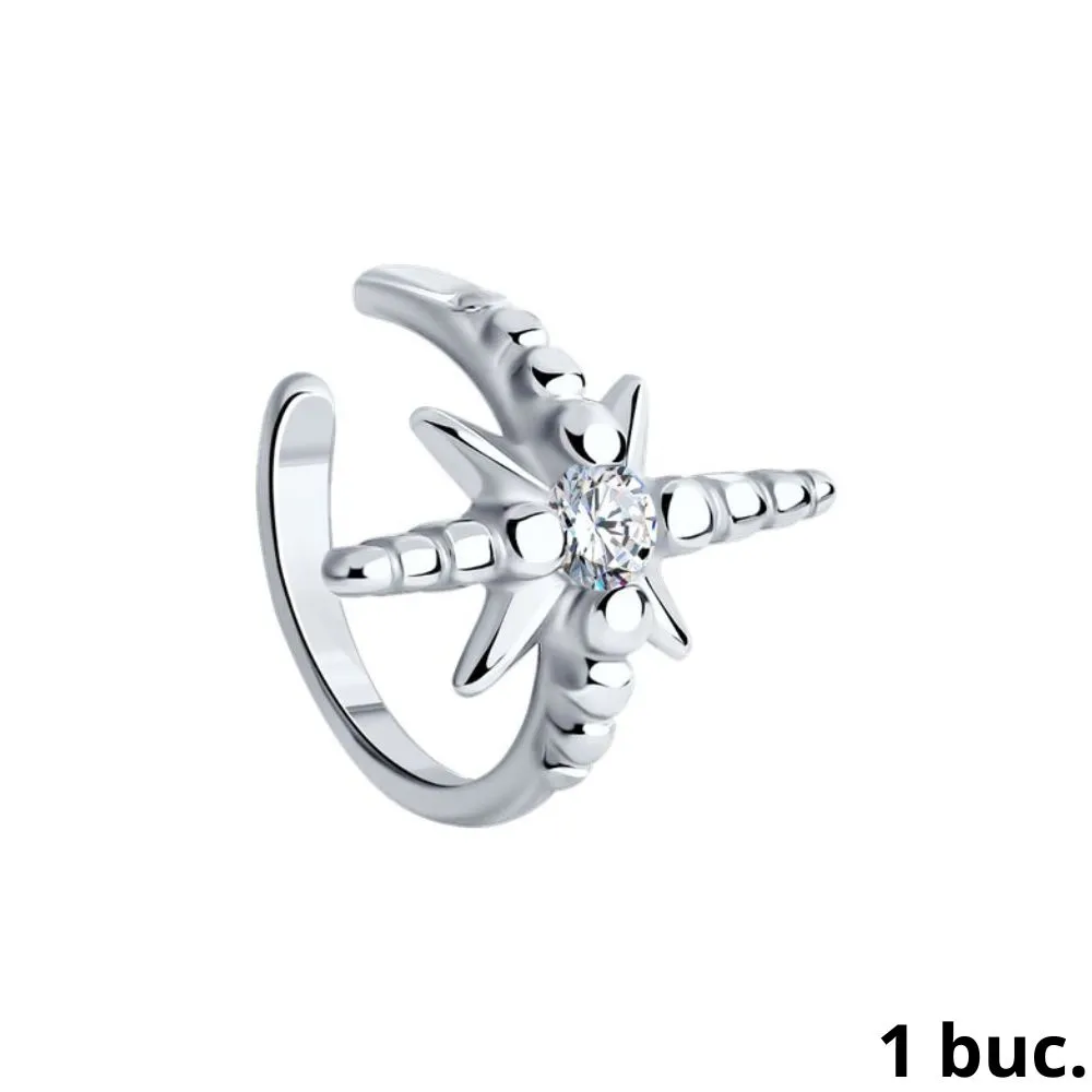 Cercel din argint cu Cubic Zirconia Incolor