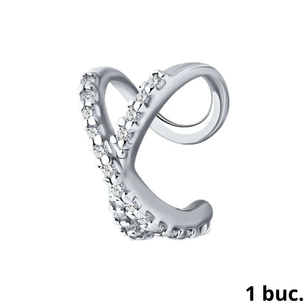 Cercel din argint cu Cubic Zirconia Incolor