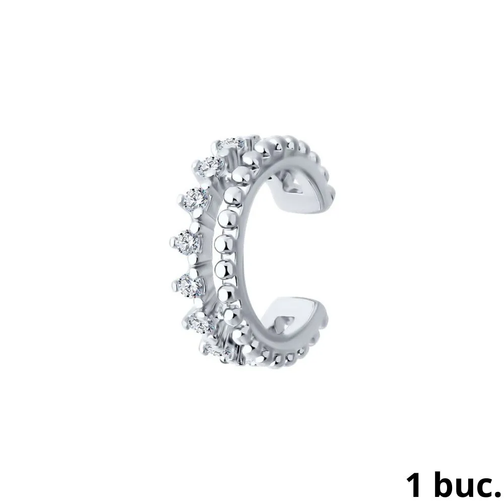 Cercel din argint cu Cubic Zirconia Incolor