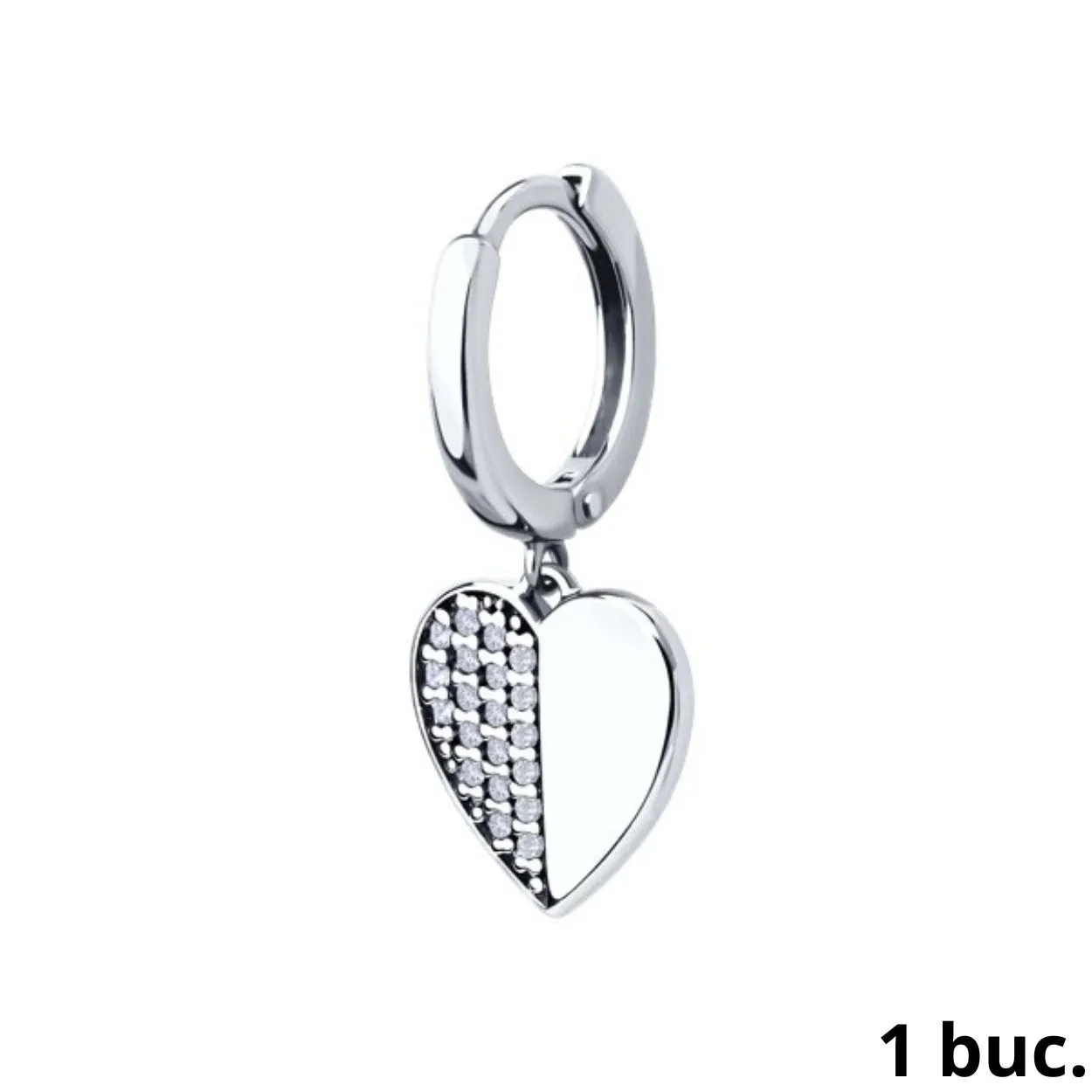 Cercel din argint cu Cubic Zirconia Incolor