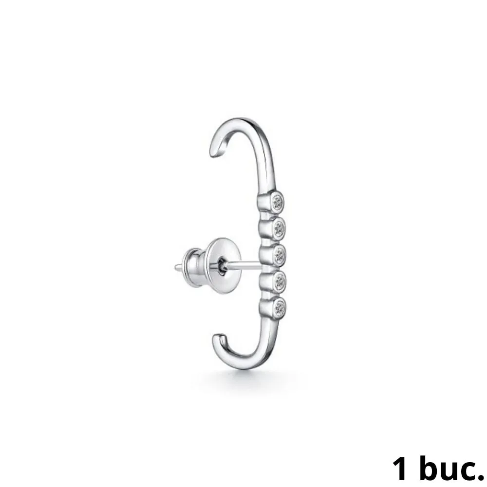 Cercel din argint cu Cubic Zirconia Incolor