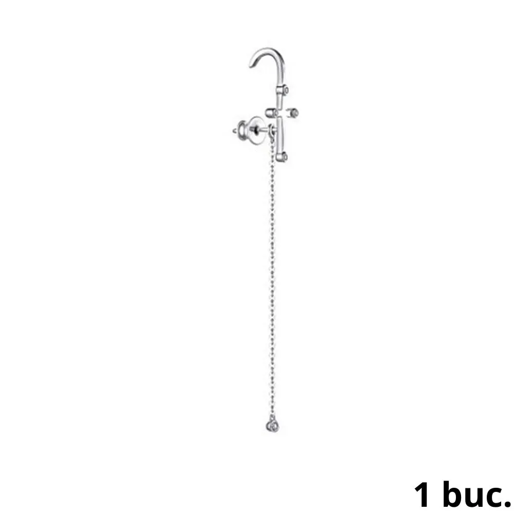 Cercel din argint cu Cubic Zirconia Incolor