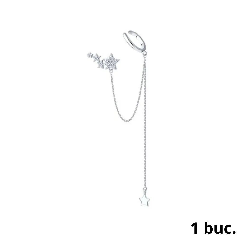Cercel din argint cu Cubic Zirconia Incolor