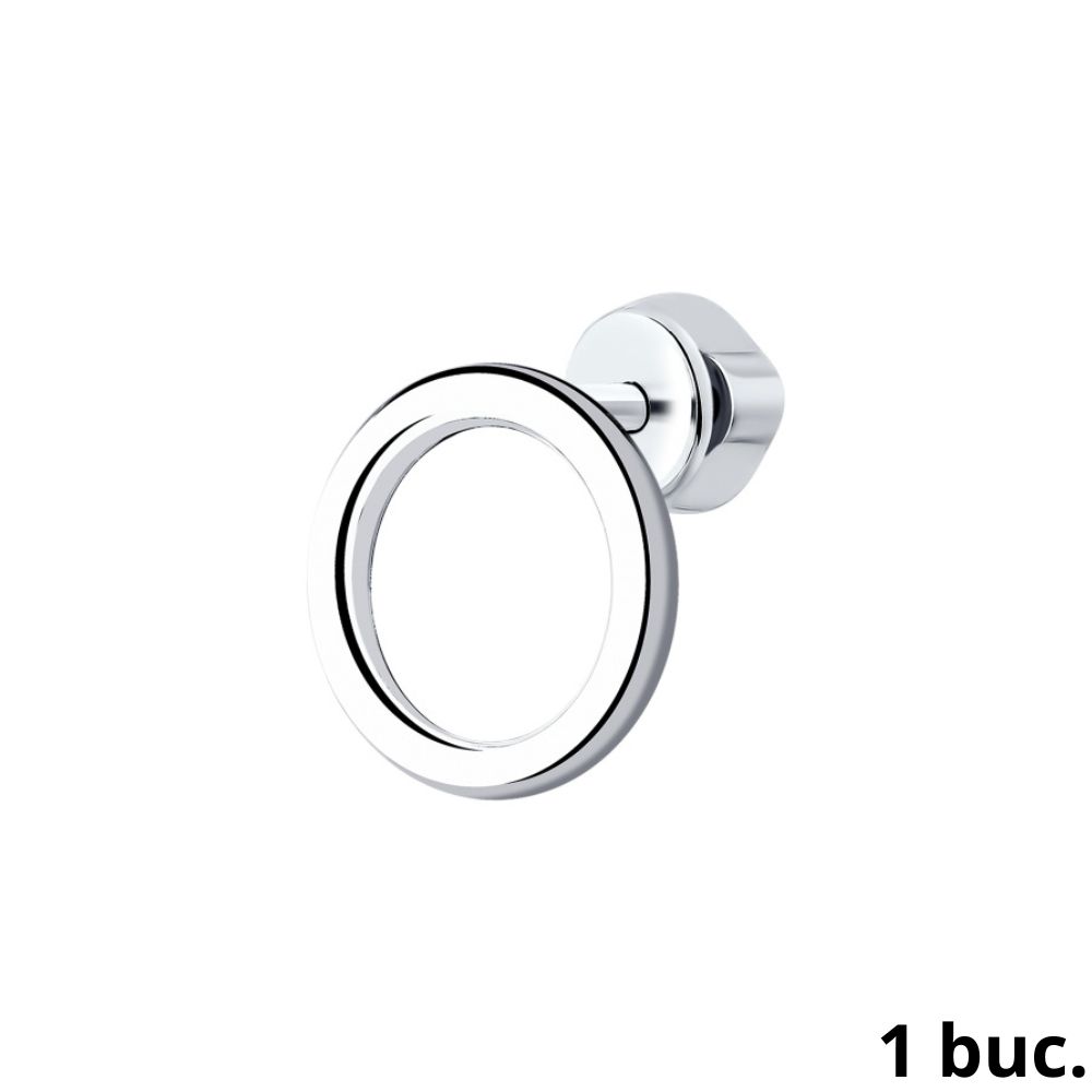 Серьга Одиночная из серебра без камней