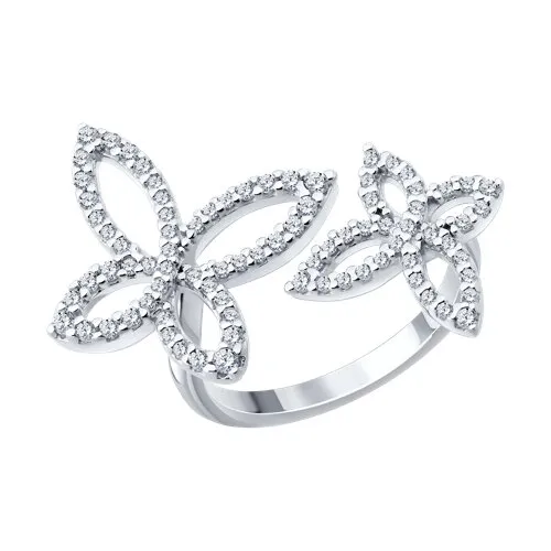 Inel din argint cu Cubic Zirconia Incolor