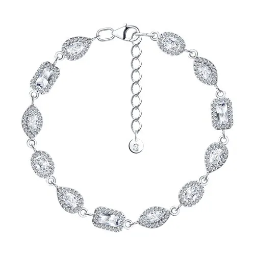 Brățară din argint cu Cubic Zirconia Incolor