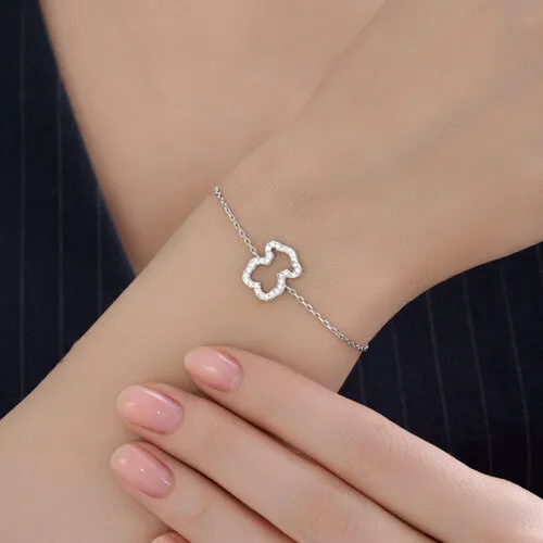 Brățară din argint cu Cubic Zirconia Incolor