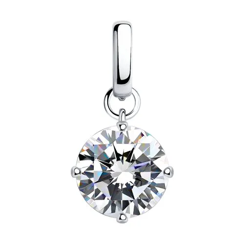 Pandantiv din argint cu Cubic Zirconia Incolor