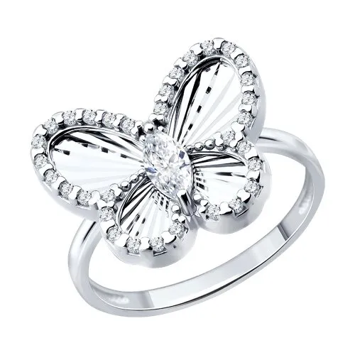 Inel din argint cu Cubic Zirconia Incolor