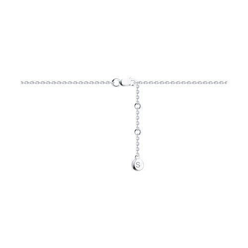 Colier din argint  cu pietre Cubic Zirconia Incolor