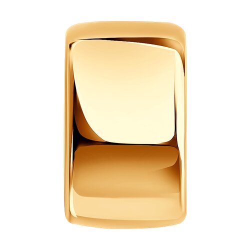 Pandantiv din aur roșu fără pietre