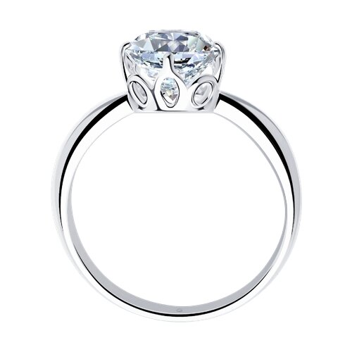 Inel din argint  cu pietre Cubic Zirconia Incolor