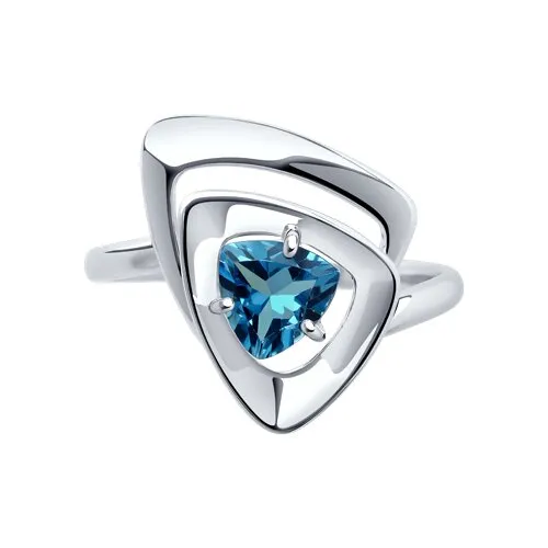Inel din argint cu Topaz London