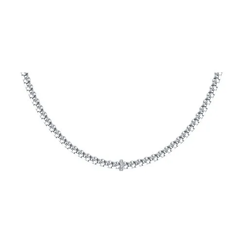 Colier din aur alb cu Diamant