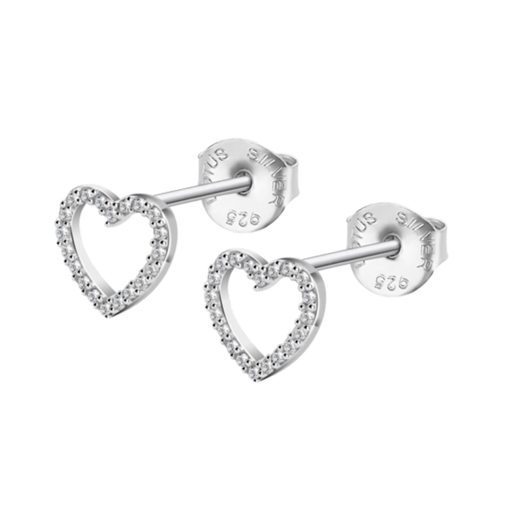 Cercei Pusete din argint cu Cubic Zirconia Incolor