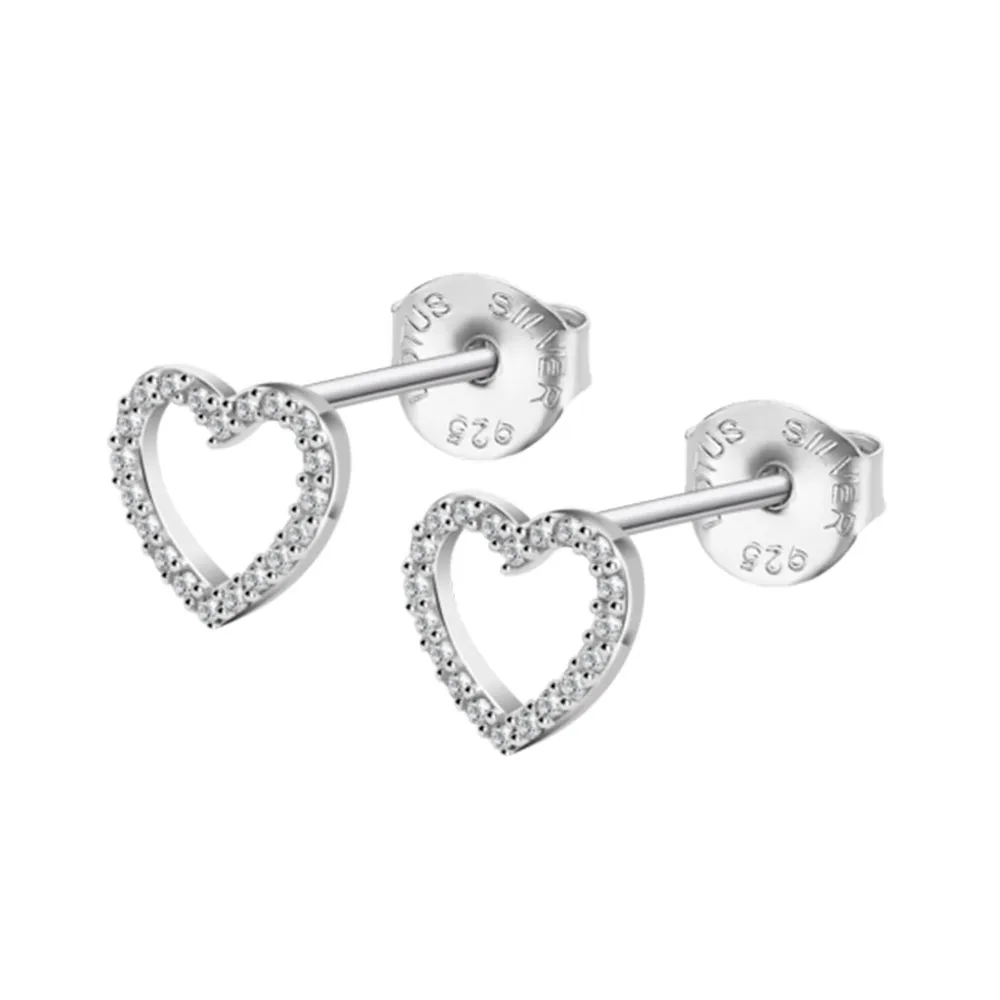 Cercei Pusete din argint cu Cubic Zirconia Incolor