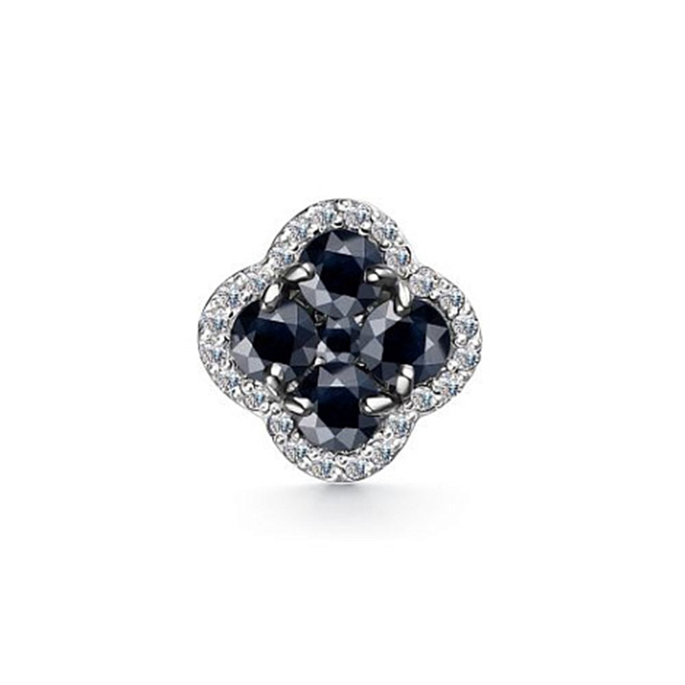Pandantiv din aur roșu cu pietre Diamant, Safir