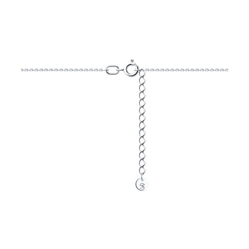 Colier din aur alb cu pietre Diamant, Tanzanit