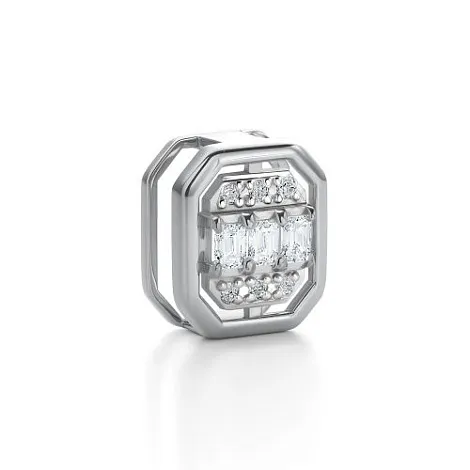 Pandantiv din aur alb cu Diamant