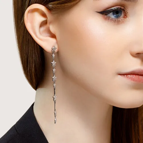 Cercei Pusete din argint cu Cubic Zirconia Incolor